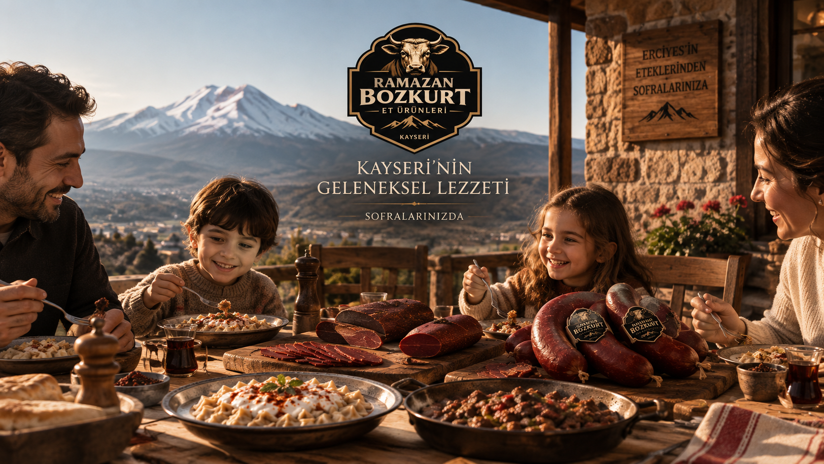 Ramazan Bozkurt Et ve Et Mamulleri Kayseri pastırma sucuk kavurma ve mantı